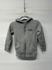 Image of Kids Jack Wills Grey Zip Up Hoodie Size 5-6 Years Brand New 
