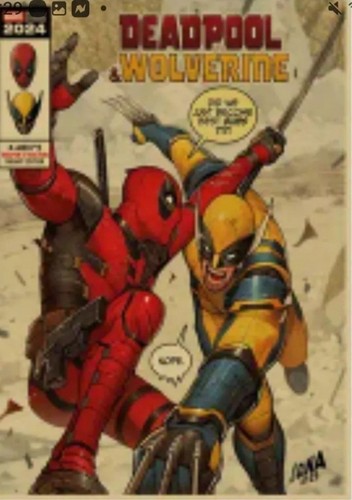 DEADPOOL & WOLVERINE ART POSTERS 12X 17 - Picture 1 of 8
