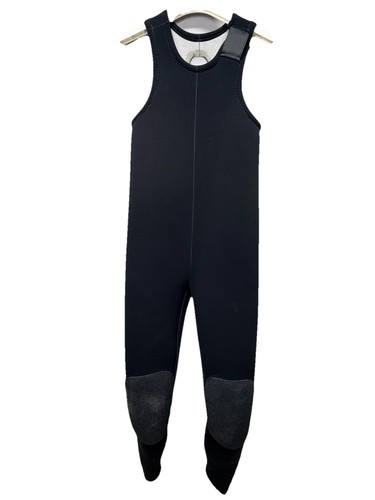 Black Farmer John Wetsuit Sleeveless Neoprene Shoulder Knee Pad Size Small