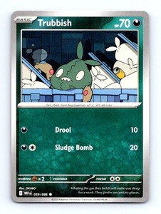 #59 2025 Pokemon White Flare ^ Trubbish BASE
