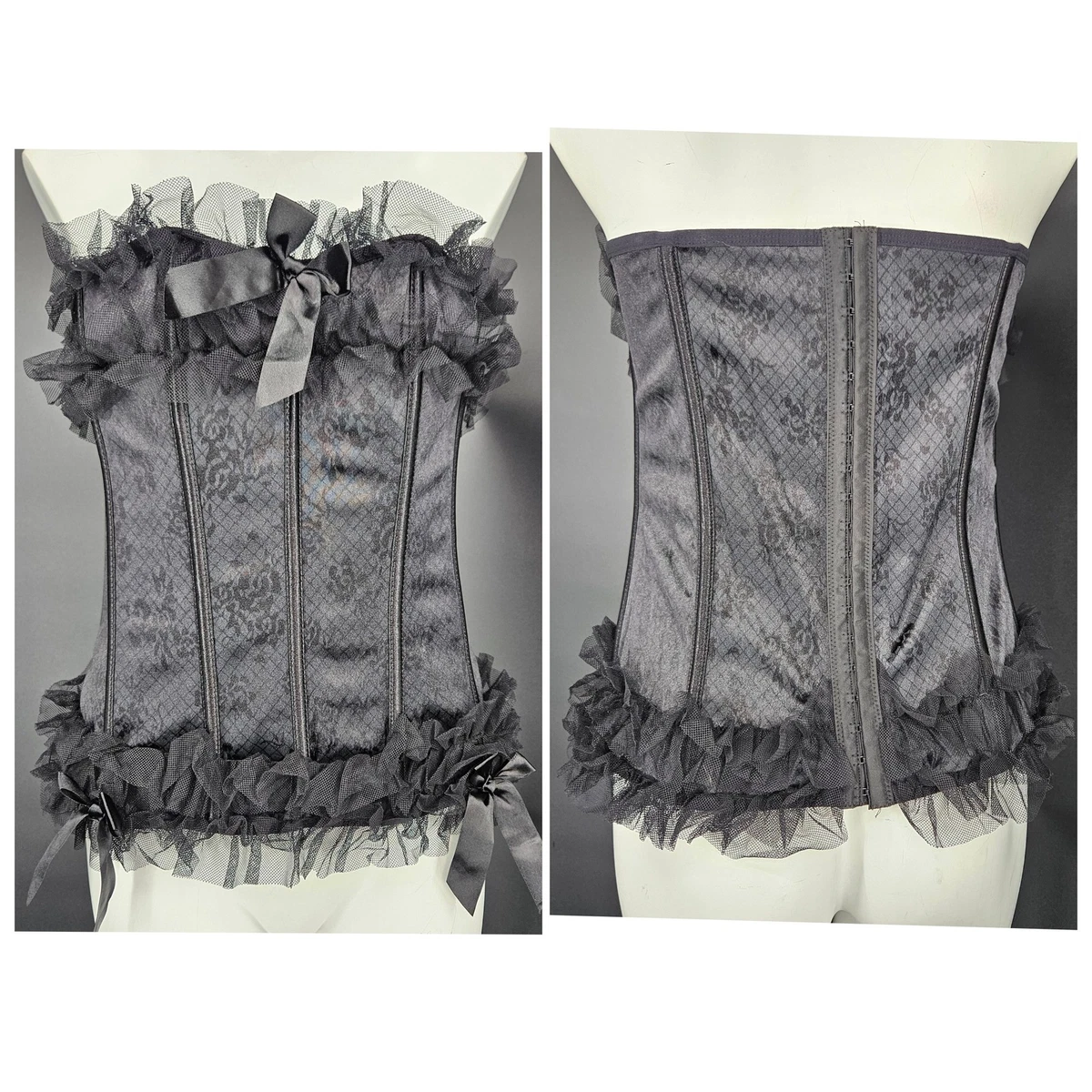 Corset bleu et rose | Passion Corset