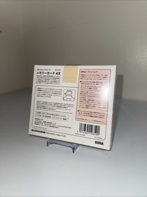 Dreamcast MEMORY CARD 4X HKT-4100 SEGA Official Boxed