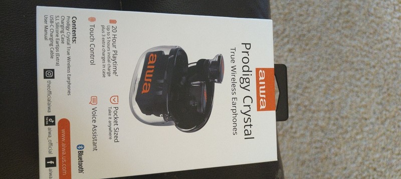 Wireless Earbuds- Aiwa Prodigy View Wireless Earbuds