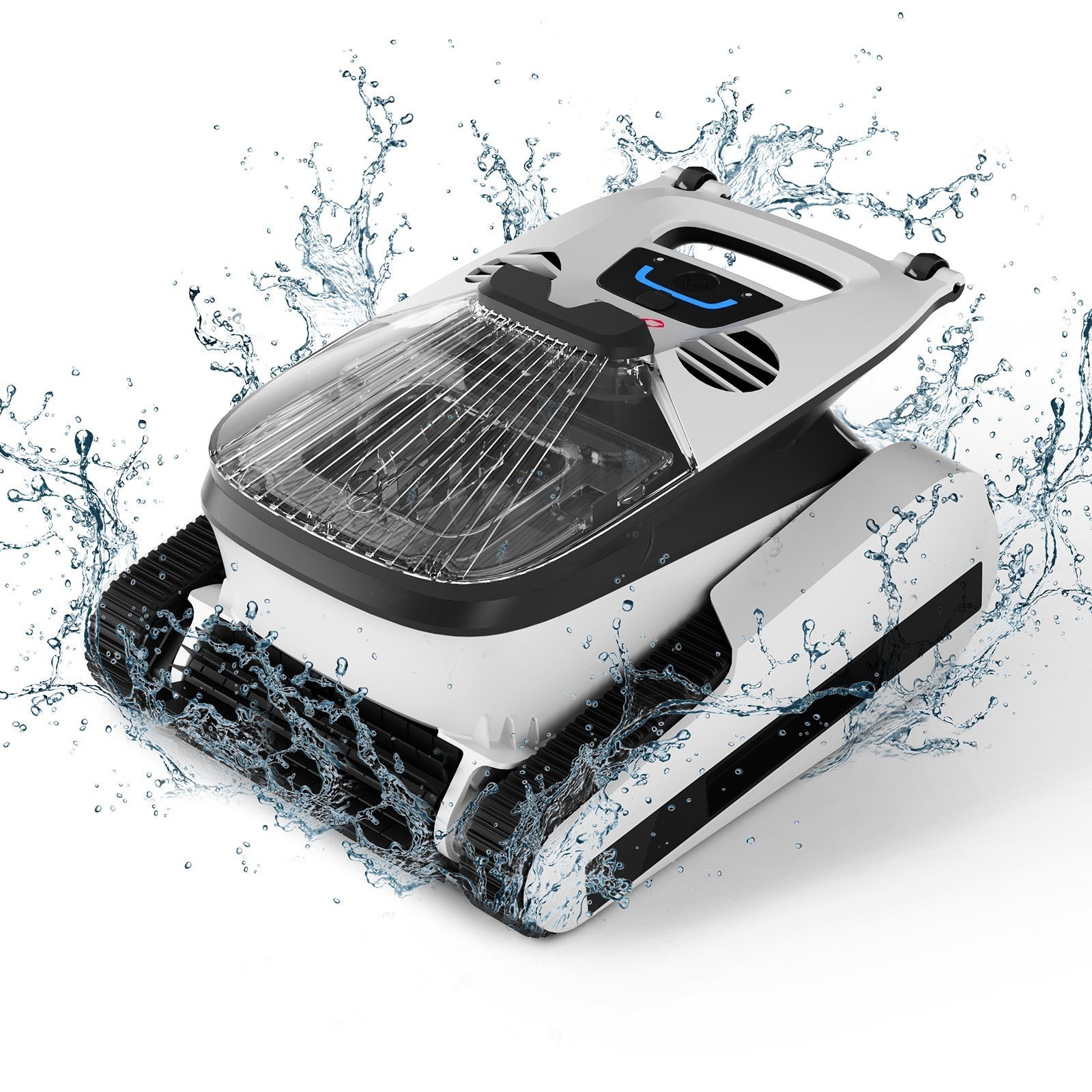 Seauto Cordless Smart Robotic Pool Vacuum | Dual Rollers | App Control | White