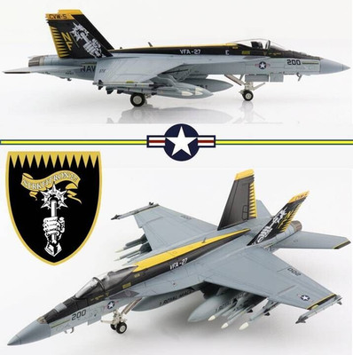 Hobby Master 1/72 HA5125 F/A-18E Super Hornet USN VFA-27 Royal Maces USS Reagan