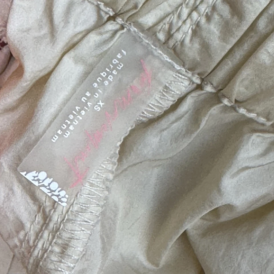 Pantalones de chándal FP Movement Colorblock beige naranja granate XS atletismo ligeros Foto 4 de 4