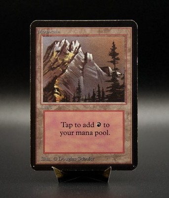 MTG Magic The Gathering Mountain Alpha LEA #292   1993