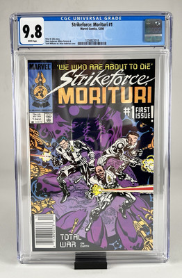 Strikeforce: Morituri #1 Cover by Brent Anderson Newsstand Marvel 1986 CGC 9.8