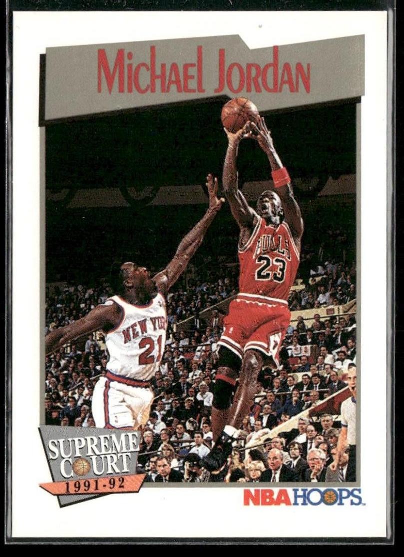 1991-92 Hoops Michael Jordan #455 Chicago Bulls