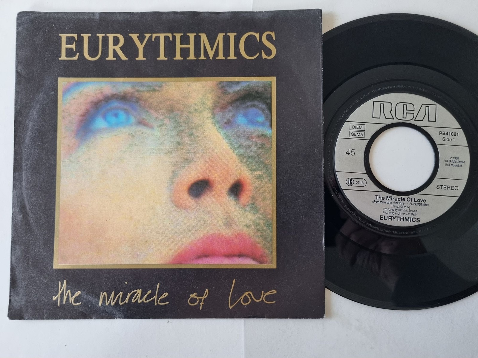 Eurythmics - The Miracle Of Love 7'' Vinyl Germany
