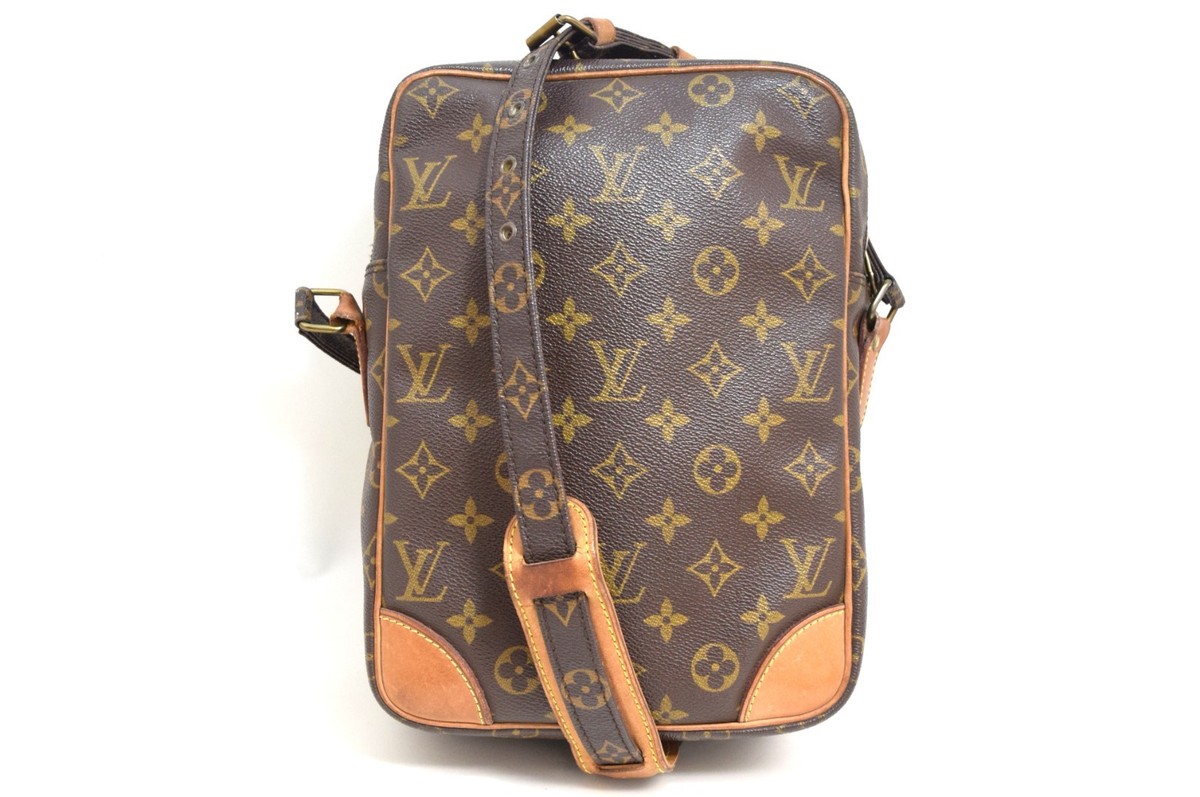 Auth Louis Vuitton Danube GM Crossbody Bag Monogram Canvas M45262