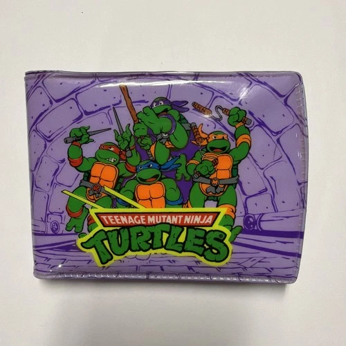 Vintage 1990 Teenage Mutant Ninja Turtles Wallet Mirage Studios