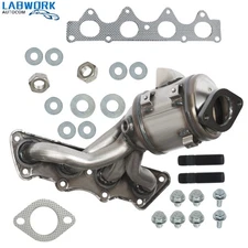 Exhaust Manifold Catalytic Converter For Hyundai Accent/Veloster Kia Rio 1.6L