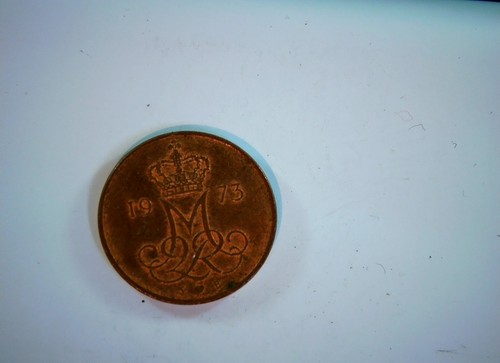 Denmark 1973 5 Øre Denmark 5 Øre (Frederik IX monogram) Coin - Picture 2 of 2