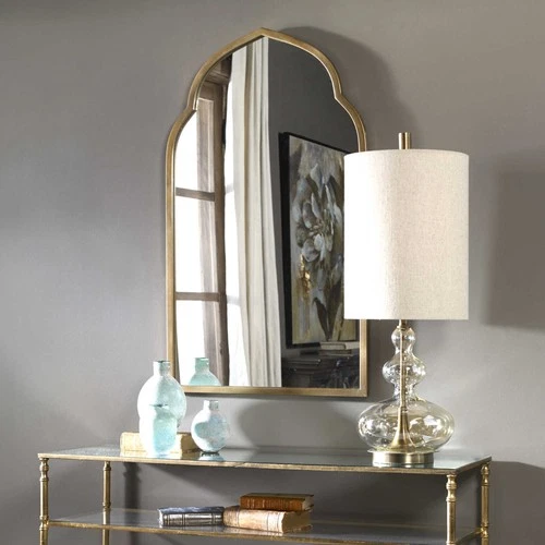 Uttermost 12907 Gold Kenitra 40" X 24" Wall Mirror - Picture 2 of 3