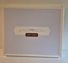 Close to my Heart My Legacy Album 9" x 9" Dark Cocoa-Z1197-Legacy Linen Open Box