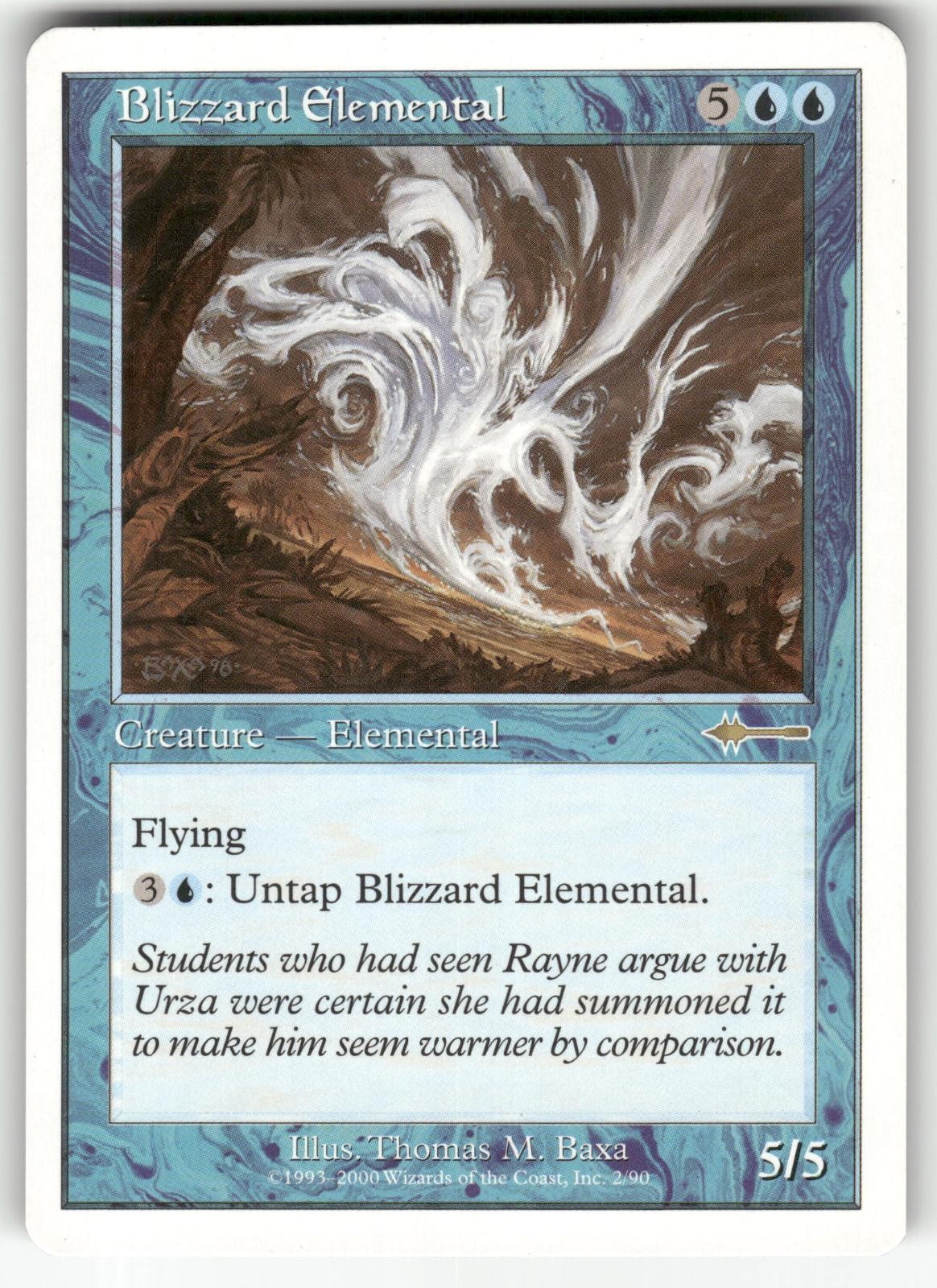Blizzard Elemental 2 Rare Beatdown Box Set Magic: The Gathering Near Mint