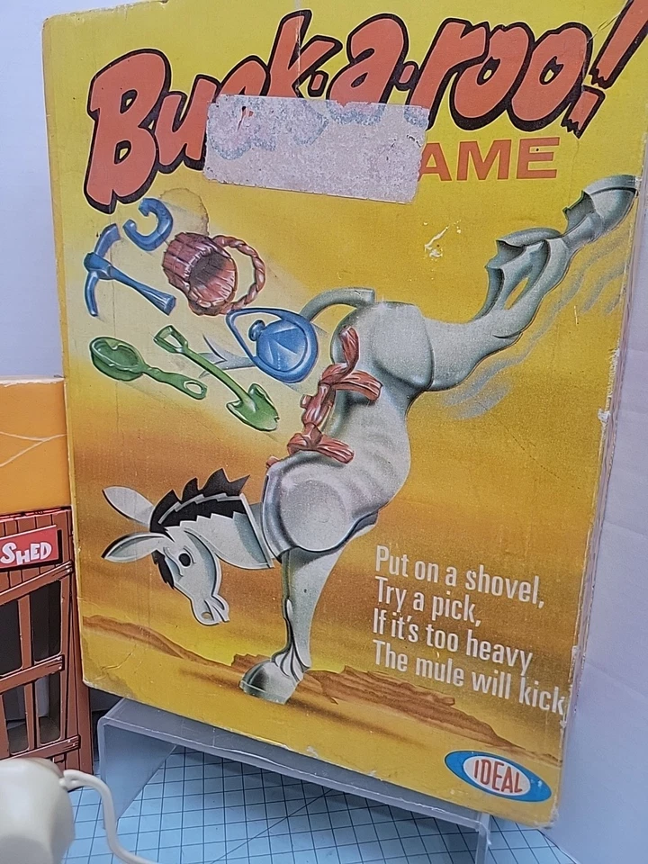 Vintage 1970 "Buck-A-Roo" Game - IDEAL Toy Corp. Game No. 2354-9 - Image 2 of 4