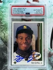 1989 Upper Deck Star Rookie KEN GRIFFEY JR - Authentic Auto PSA 10 (RC, AU)
