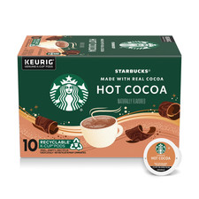 Starbucks Hot Cocoa, Naturally Flavored Hot Cocoa, K-Cup Coffee Pods, 10 Count