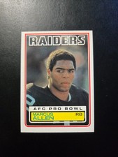 MARCUS ALLEN ROOKIE 1983 TOPPS FOOTBALL #294 OAKLAND RAIDERS