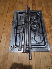 Metal Bird Feeder Stand Adjustable Height Rolling Bird Perch Play Stand Parrot P