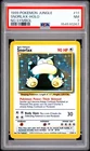 1999 POKEMON JUNGLE NO SYMBOL #11 SNORLAX-HOLO PSA 7