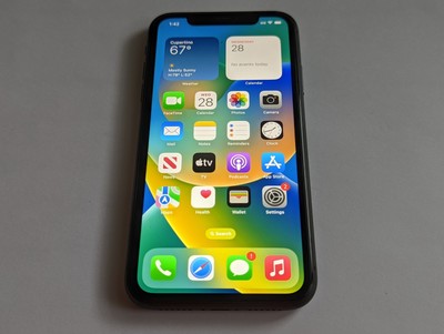 Apple iPhone 11 A2111 64GB Black FirstNet Wireless Touchscreen iOS Smartphone