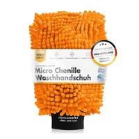 chemicalworkz Chenille Wash Mitt Waschhandschuh Orange Mikrofaser Auto WäSche