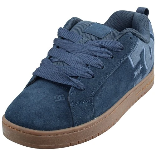 DC Shoes Court Graffik Se Mens Skate Sneakers in Dark Navy - 12.5 US
