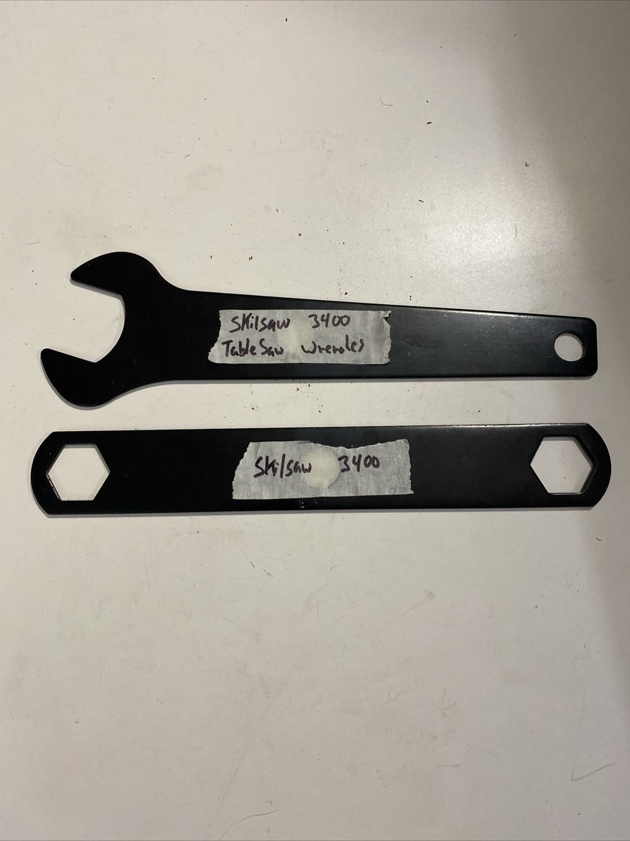 Arbor Nut Wrenches, For Skil Saw Model 3400 10” Benchtop Motorized 