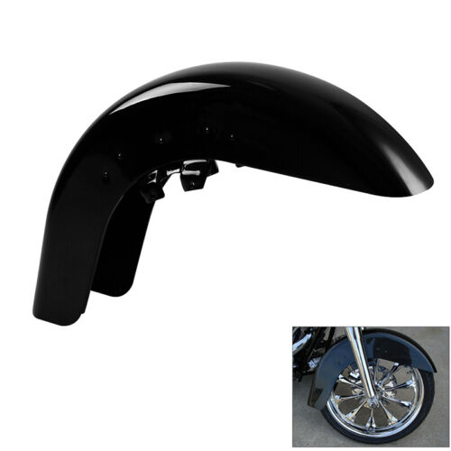 Vivid Black Front Fender Fit For Harley Touring Electra Street Road Glide 89-13 - Picture 1 of 13