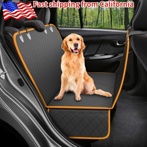 Pet Dog Car Seat Cover Waterproof Hammock SUV Truck Back Rear Protector Mat US - 第 1/14 張圖片
