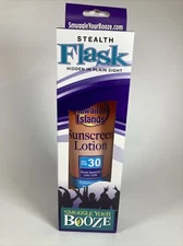Stealth Flask Smuggle Your Booze In Safe Fake Sunscreen Tube 10 Oz BYOB