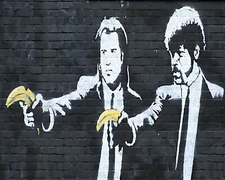 Banksy Pulp Fiction Graffiti Art 8 x 10 Print Photograph Picture Photo