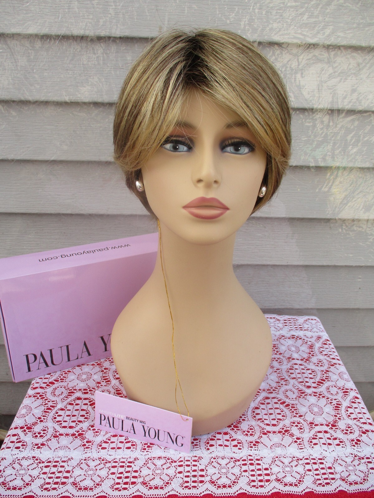 Paula Young Wig A0454 MARLOWE S8/264 CHOCOLATE ECLAIR Blonde & Brown