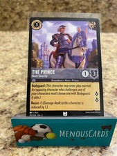 Disney Lorcana Rise of the Floodborn 195/204 The Prince -Never Gives Up Non Foil