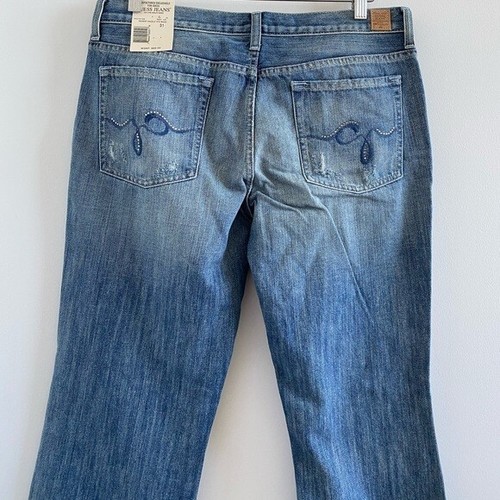 Guess Vintage Melrose Flare Regent Dazzel Vintage Wash Jeans Size 31 NEW - Picture 8 of 11