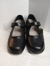 Apex Mary Jane Womens Ambulator B6000W Leather Casual Shoes Black Comfort 10W