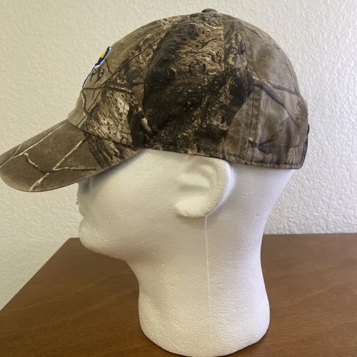 Cappello da baseball mimetico KU Jayhawks NCAA Realtree si adatta alla taglia 6 7/8 - Foto 4 di 10