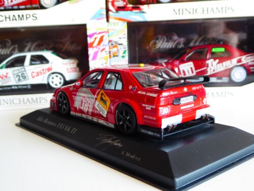 1/43 Minichamps Alfa Romeo 155 V6 TI Team Alfa Corse Agip #10 DTM 1994 Modena - Imagen 3 de 13