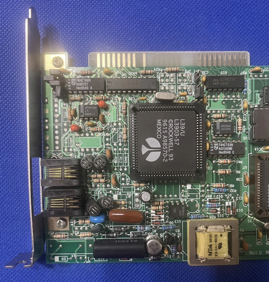 Vintage Internal Zoom/Rockwell ISA 33.6 Fax Modem - Working - Image 3 of 4