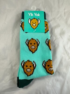 Brand New Yik Yak Socks Unisex Novelty Animal Print Promotional Item