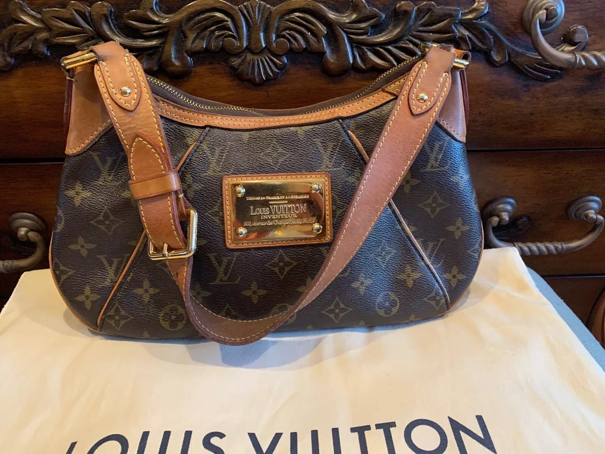 Louis Vuitton Thames PM Monogrammed Handbag 100% Authentic With