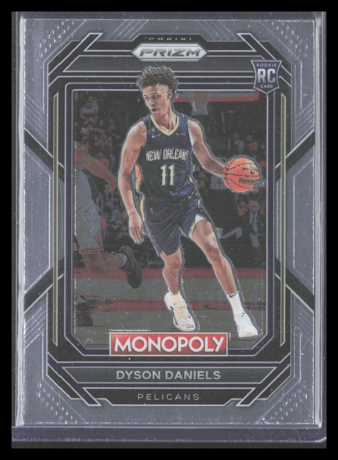 2022-23 Prizm Monopoly DYSON DANIELS Base #57 Rookie RC Pelicans TATW-BLBO