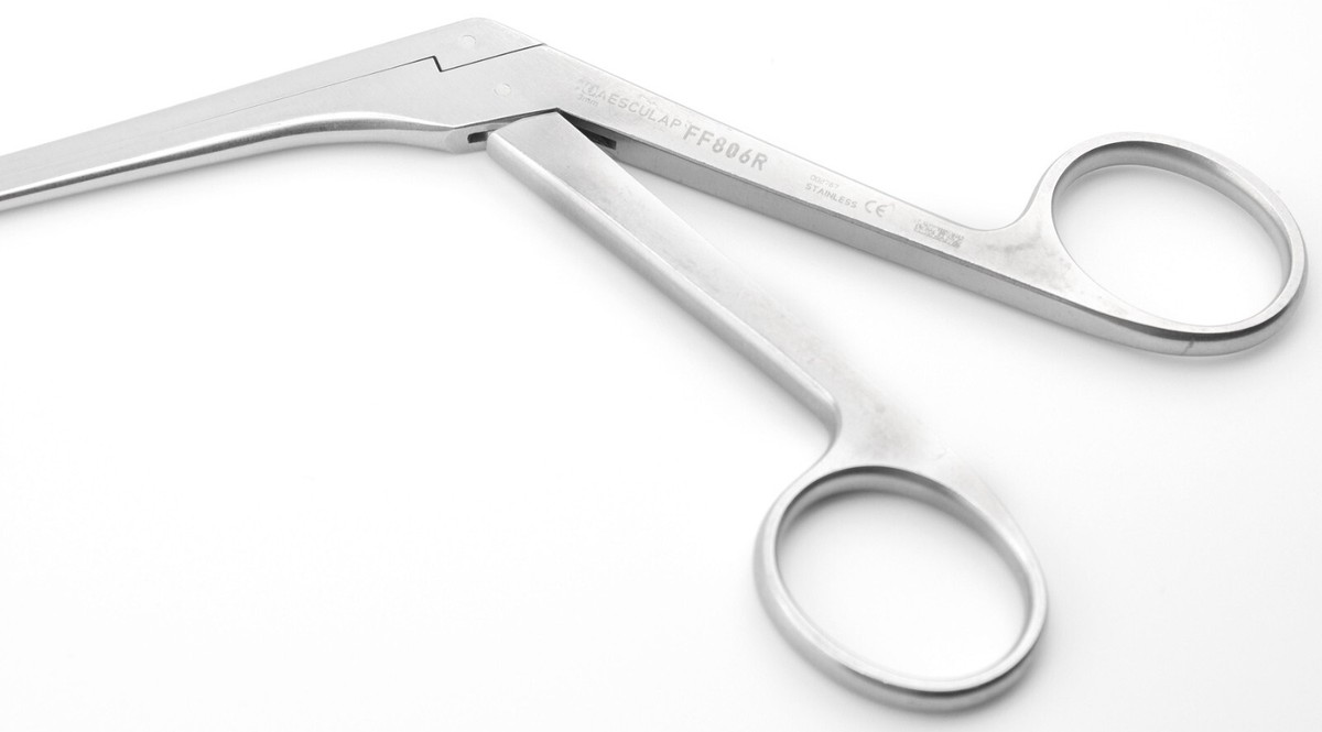 AESCULAP FF806R Surgical Spurling Pituitary Rongeur Angled