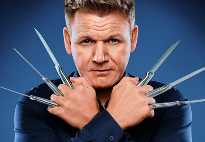 Großes A3 Gordon Ramsay Poster (brandneu)