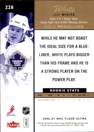 2006-07 Fleer Ultra NHL Hockey SPs RCs Inserts Stars VOUS CHOISISSEZ 🥅🏒 Upper Deck - Photo 233 sur 249