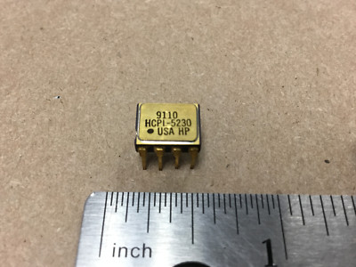 (1 PC)  HEWLETT PACKARD   HCPL-5230   Optocoupler DC-IN 2-CH 8-Pin CDIP OLD GOLD