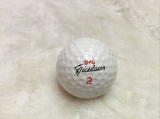 JACK NICKLAUS SIGNATURE LOGO GOLF BALL - D D RED 2